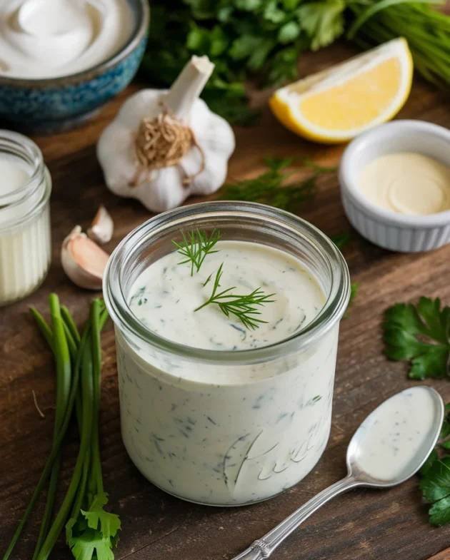 Homemade ranch dressing