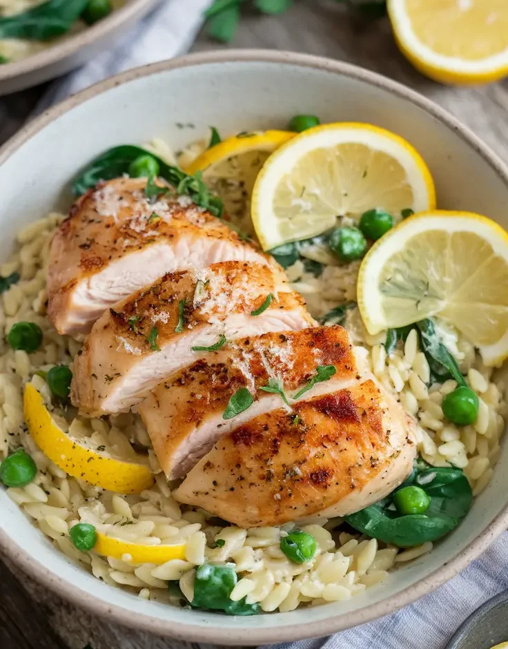Lemon Chicken Orzo