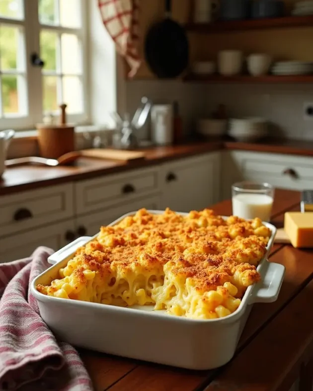 Baked mac and cheese