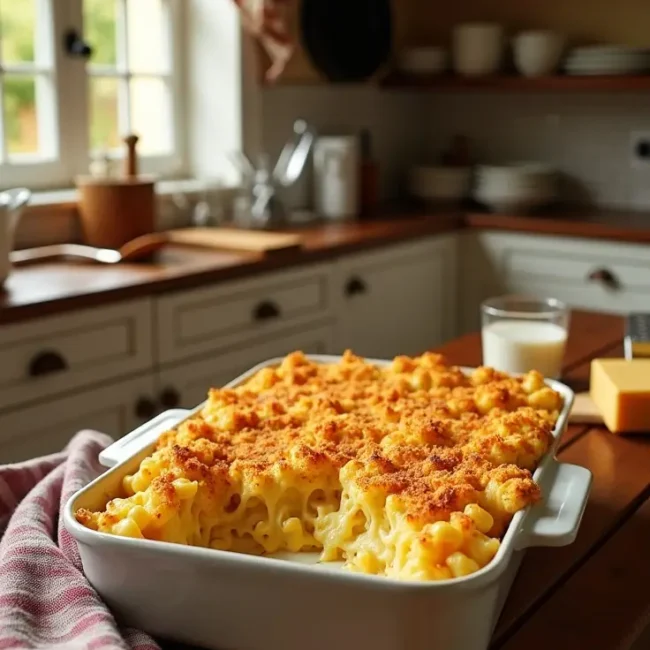 Baked mac and cheese