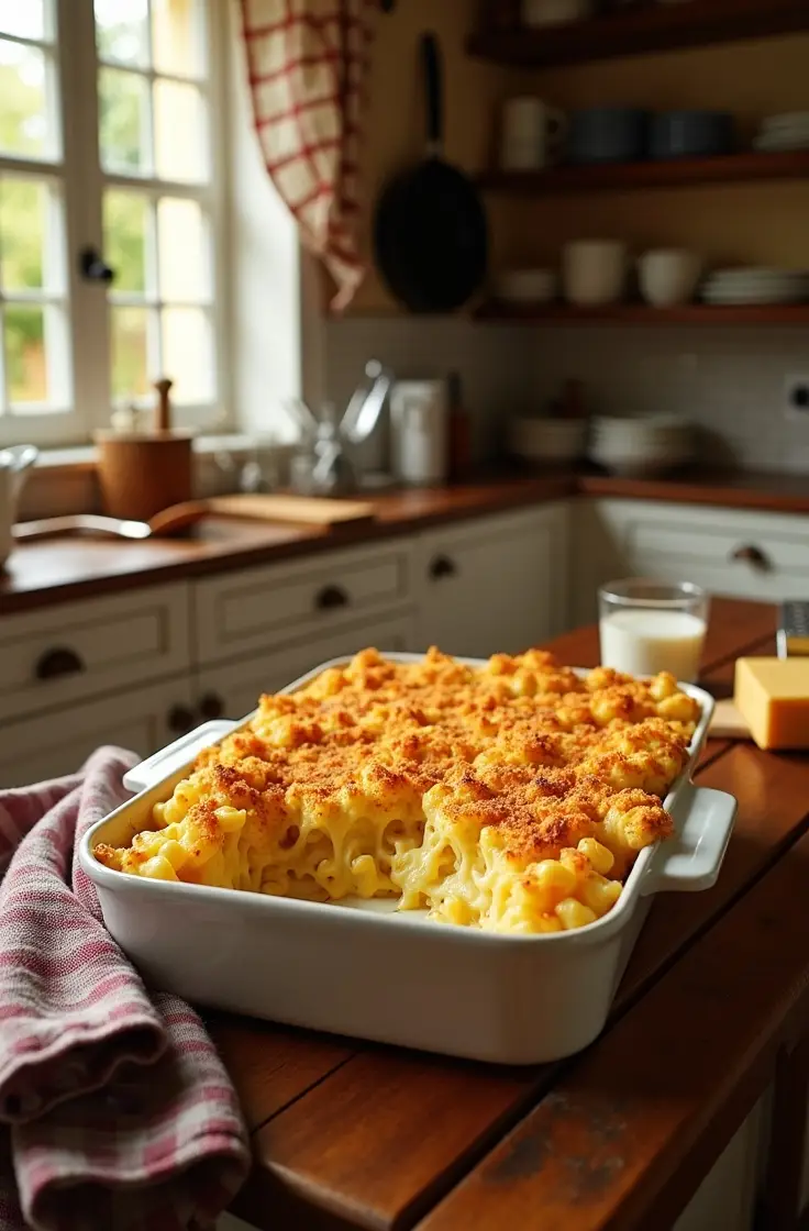 Baked mac and cheese