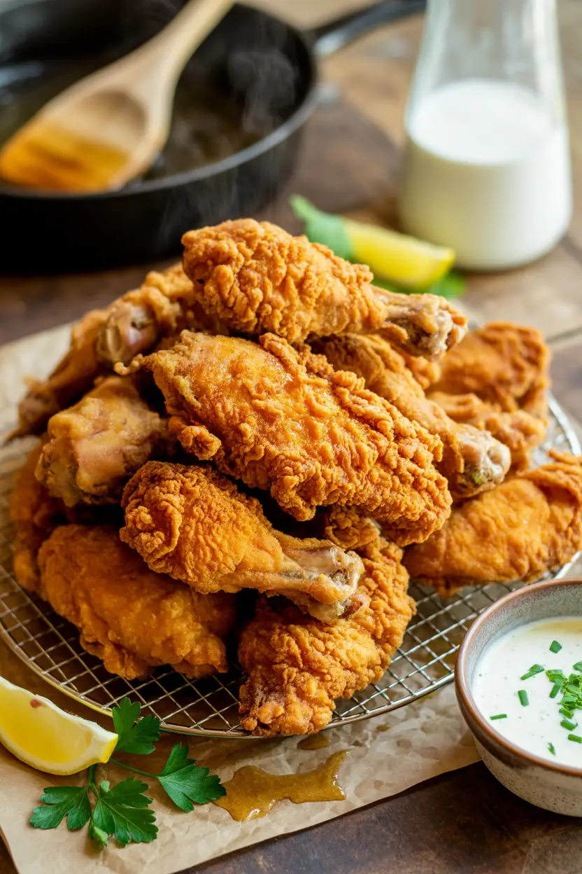 Southern-buttermilk-fried-chicken
