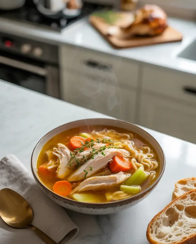 Rotisserie Chicken Soup