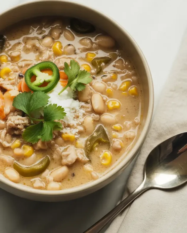 White turkey chili