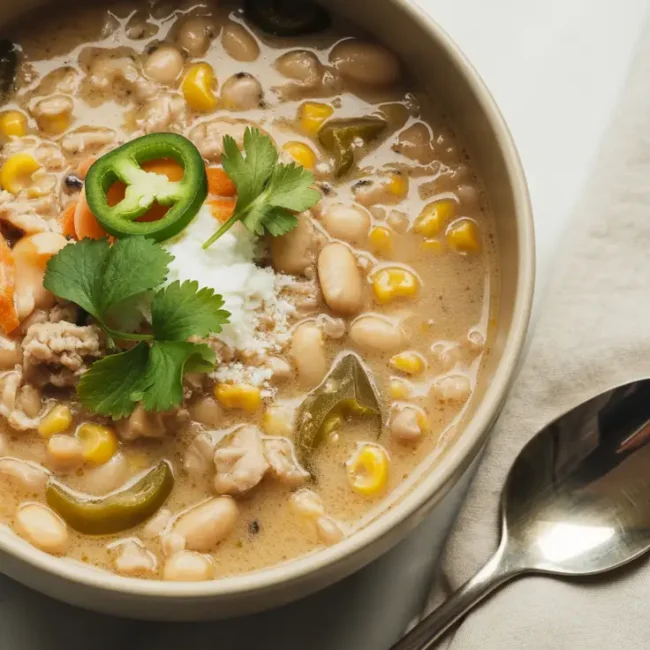 White turkey chili