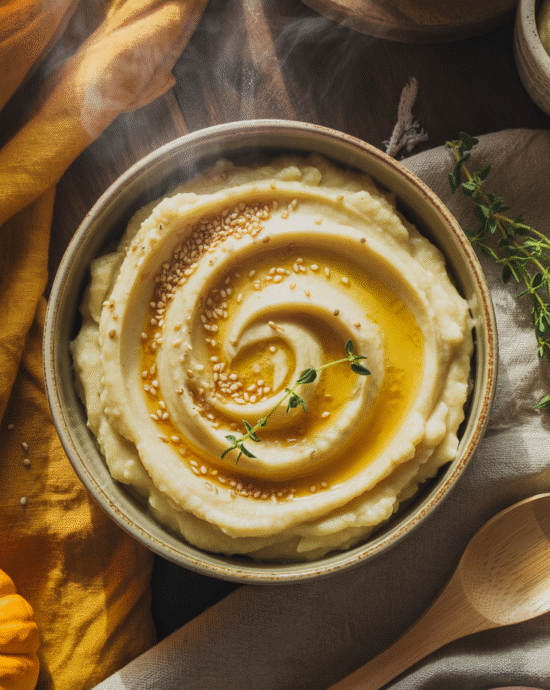 Cauliflower miso mash