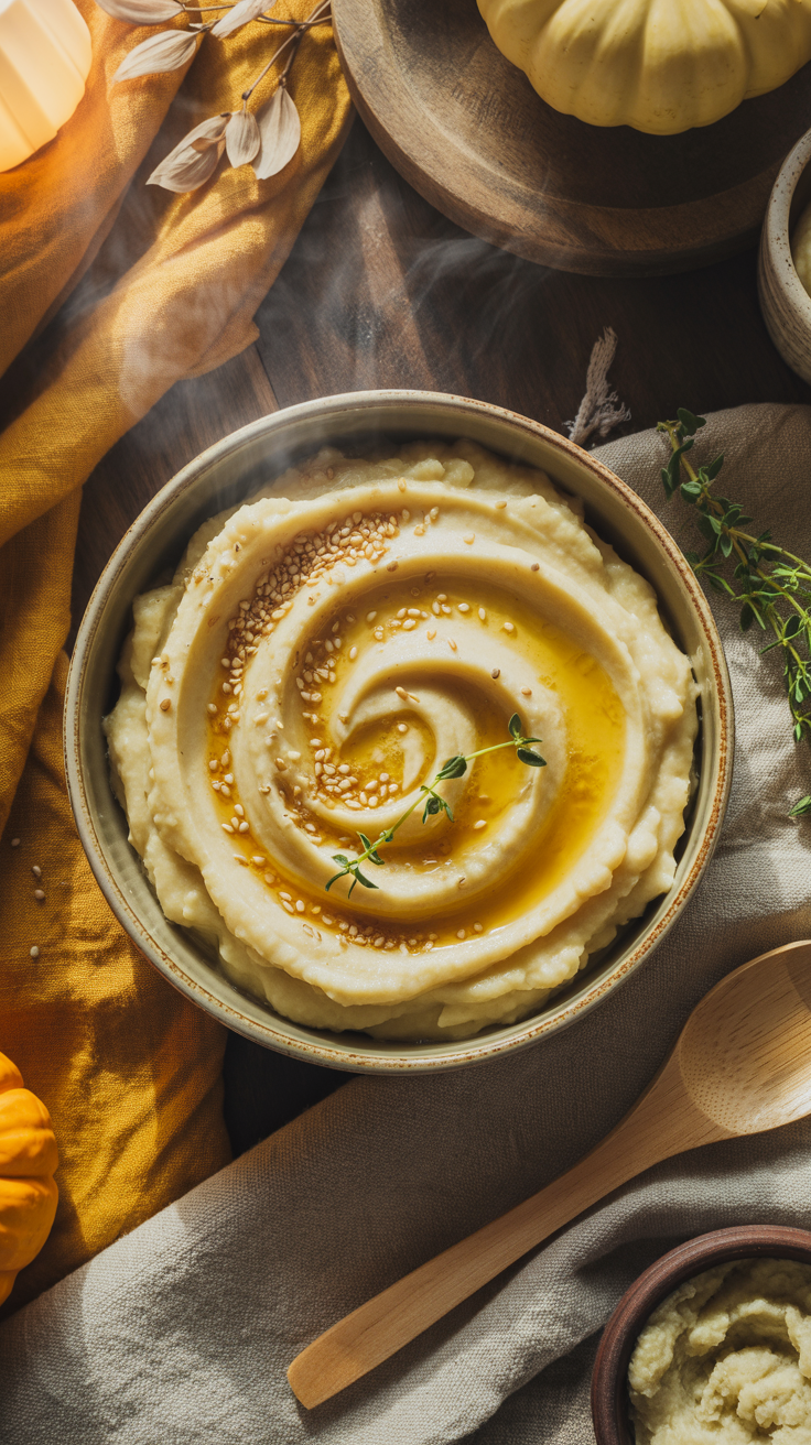 Cauliflower miso mash
