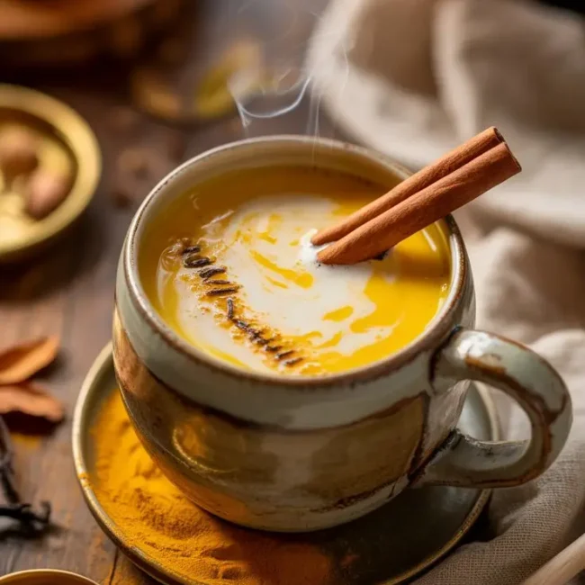 Turmeric Vanilla Warm Milk