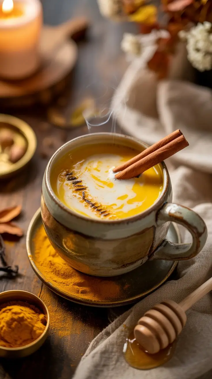 Turmeric Vanilla Warm Milk