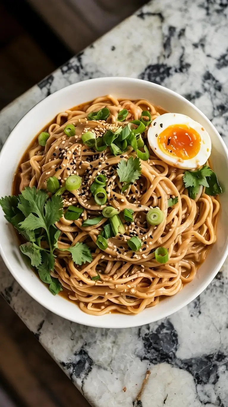 Asian noodle and ramen recipes, peanut butter ramen
