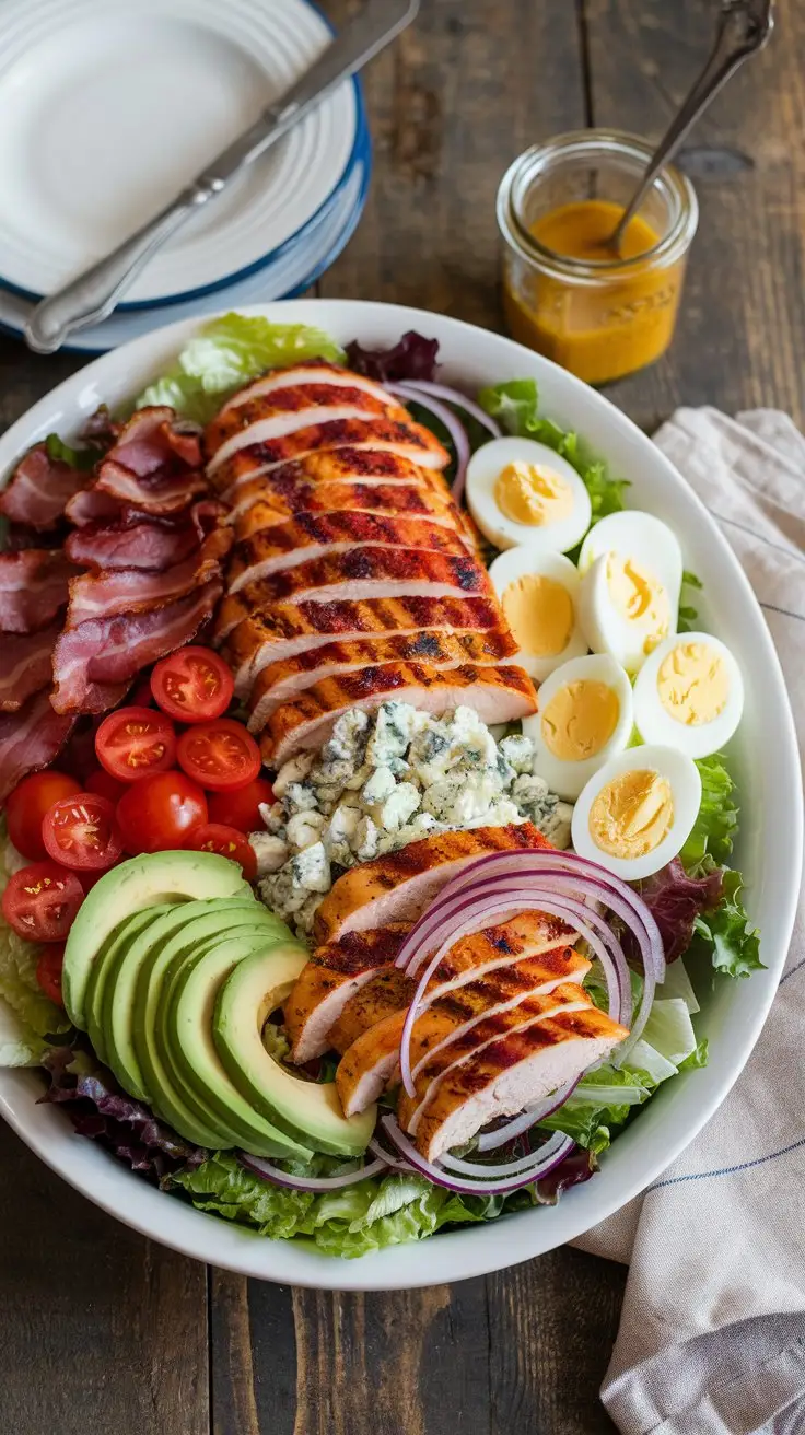 Green salads and dressings, Cobb salad