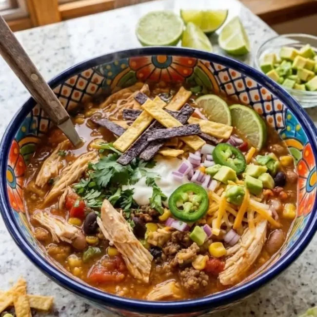 Soup and chowder recipes, chicken tortilla soup