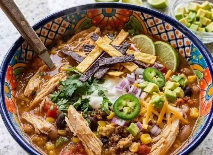 Soup and chowder recipes, chicken tortilla soup