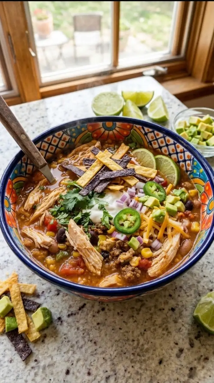 Soup and chowder recipes, chicken tortilla soup